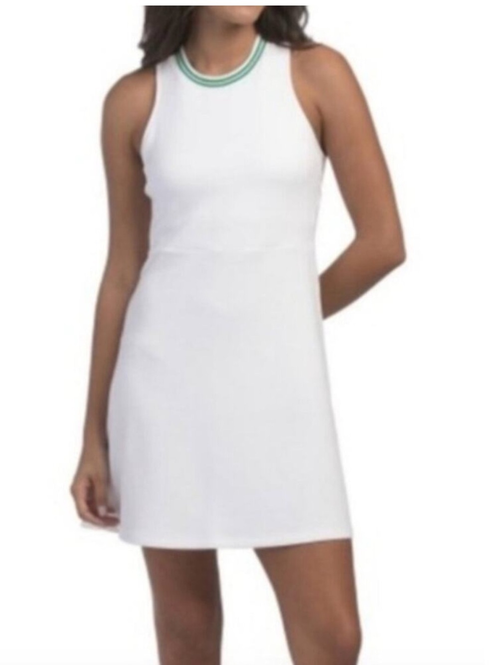 Johnnie-O White Jolly Green Activewear Dress Size XL Tennis Prep Pickleball